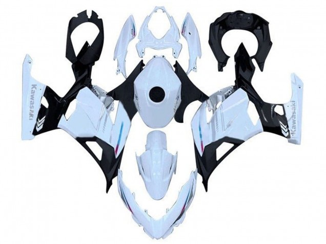 Descuento Carenado Moto Kawasaki Ninja 400 2018-2024 - Blanco Negro