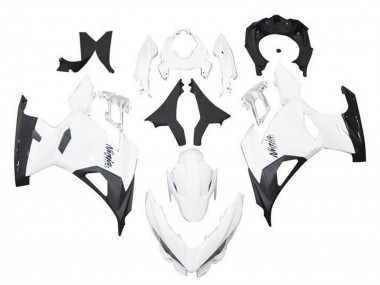 Descuento Carenados Moto Kawasaki Ninja 400 2018-2024 - Blanco Negro