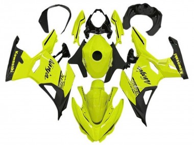 Descuento Carenados Moto Kawasaki Ninja 400 2018-2024 - Neon Amarillo Negro