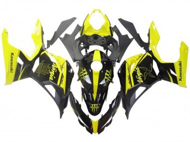 Descuento Carenados Moto Kawasaki Ninja 400 2018-2024 - Amarillo Negro Monstruo