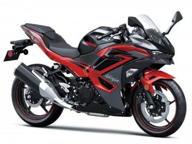 Descuento Carenados Moto Kawasaki Ninja 500 EX500R 2024-2025 - Negro Rojo Gris
