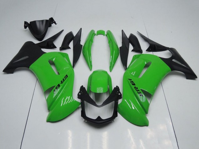 Descuento Carenados Moto Kawasaki Ninja 650 EX650 2006-2008 - Verde Negro