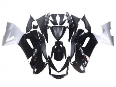 Descuento Carenados Moto Kawasaki Ninja 650 EX650 2006-2008 - Negro Brillante Blanco