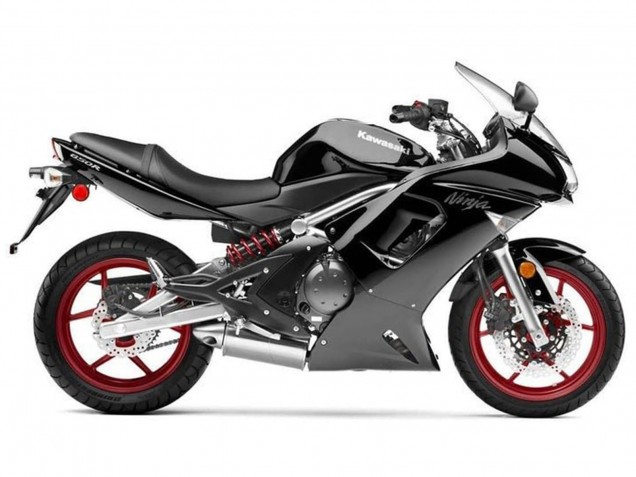 Descuento Carenados Moto Kawasaki Ninja 650 EX650 2006-2008 - Negro Brillante Negro Mate
