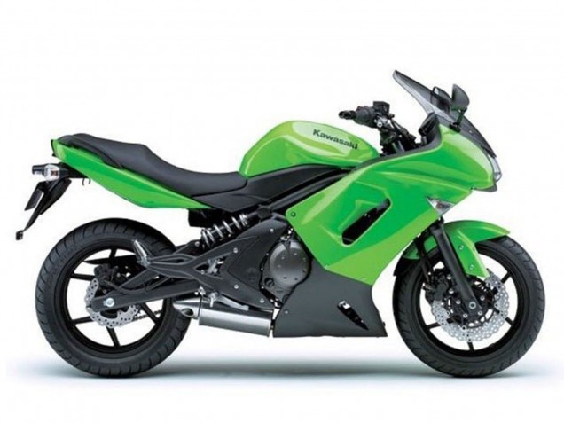 Descuento Carenados Moto Kawasaki Ninja 650 EX650 2006-2008 - Verde Negro Mate