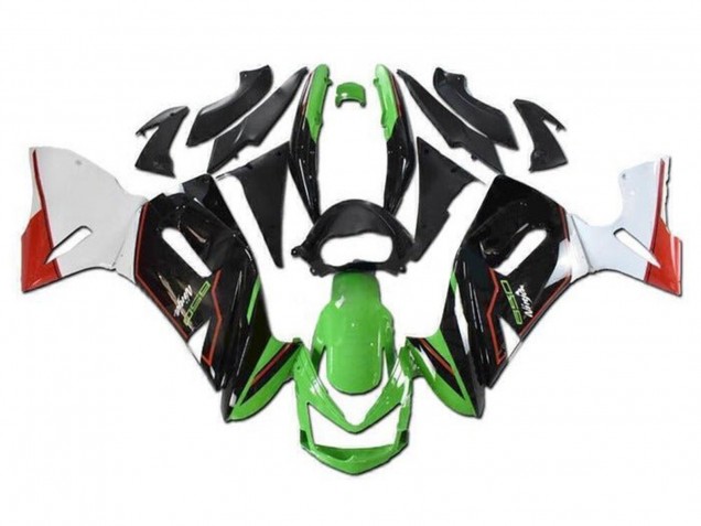 Descuento Carenados Moto Kawasaki Ninja 650 EX650 2006-2008 - Verde Negro Blanco Rojo