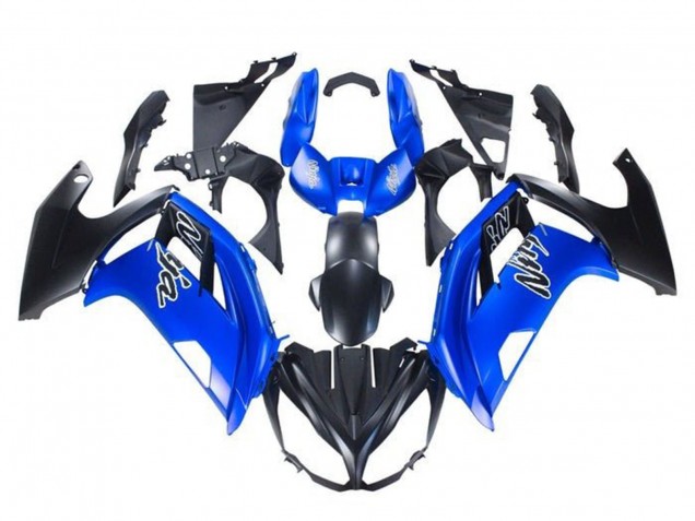 Descuento Carenados Moto Kawasaki Ninja 650 EX650 2012-2016 - Azul Negro Mate