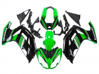 Descuento Carenados Moto Kawasaki Ninja 650 EX650 2012-2016 - Verde Negro Blanco Gris Raya