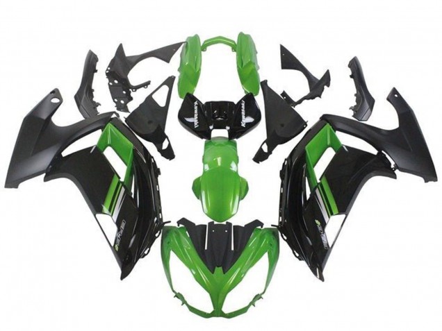 Descuento Carenados Moto Kawasaki Ninja ER6F 2012-2014 - Verde Negro