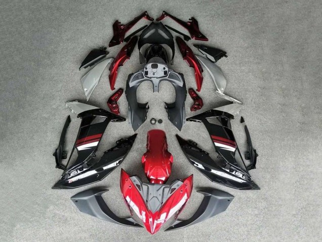 Descuento Carenados Moto Kawasaki Ninja 650 EX650 2017-2019 - Rojo Negro Blanco