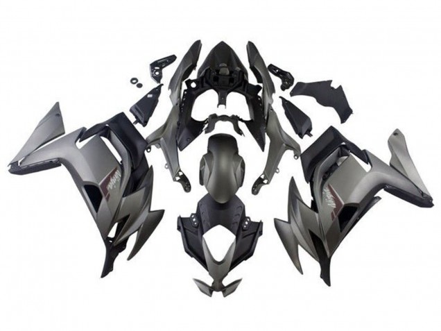 Descuento Carenados Moto Kawasaki Ninja 650 EX650 2020-2025 - Gris Mate Negro Mate