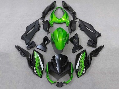 Descuento Carenados Moto Kawasaki Z400 2018-2024 - Verde Blanco Negro