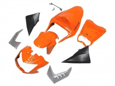 Descuento Carenados Moto Kawasaki Z1000 2003-2006 - Naranja Negro Mate
