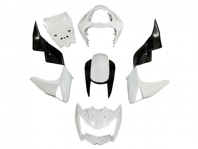 Descuento Carenados Moto Kawasaki Z1000 2007-2009 - Blanco Negro