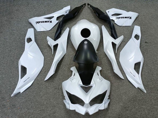 Descuento Carenados Moto Kawasaki ZX25R ZX-25R 2019-2025 - Blanco Negro Mate