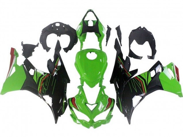 Descuento Carenados Moto Kawasaki ZX25R ZX-25R 2019-2025 - Verde Negro Rojo