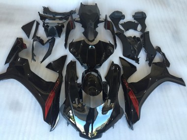 Descuento Carenados Moto Yamaha YZF R1 2015-2019 - Negro Brillante Rojo