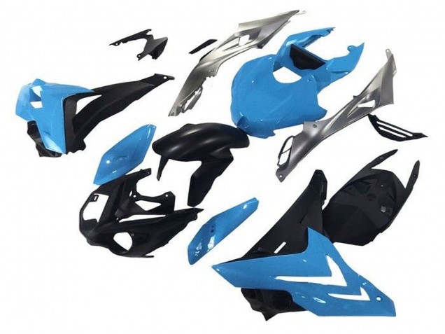 Descuento Carenados Moto BMW S1000R 2014-2016 - Azul Plata Negro Mate