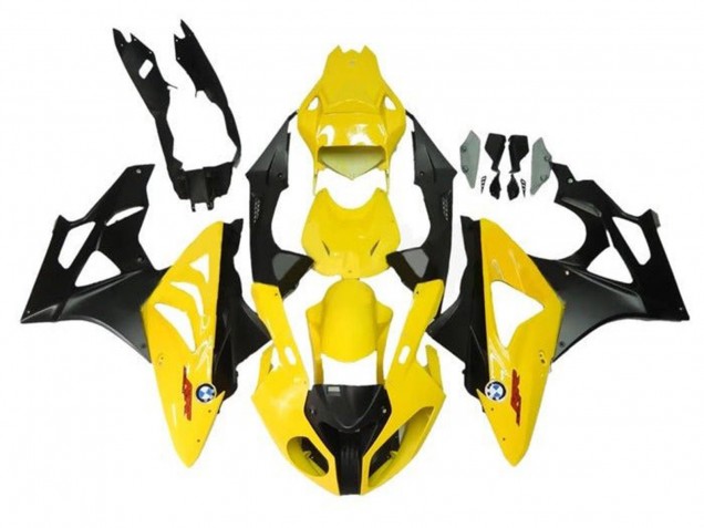 Descuento Carenados Moto BMW S1000RR 2009-2014 - Amarillo Negro Mate