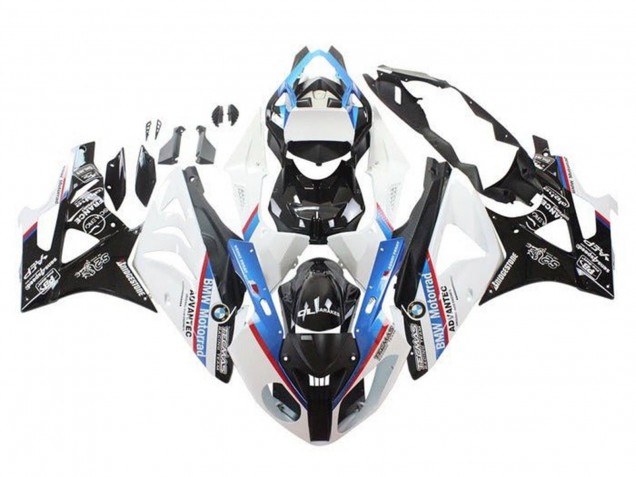 Descuento Carenados Moto BMW S1000RR 2009-2014 - Blanco Rojo Azul Negro Brillante Motorrad