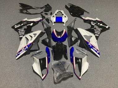 Descuento Kits Carenado Moto BMW S1000RR 2009-2014 - Blanco Rojo Azul Negro Brillante HP