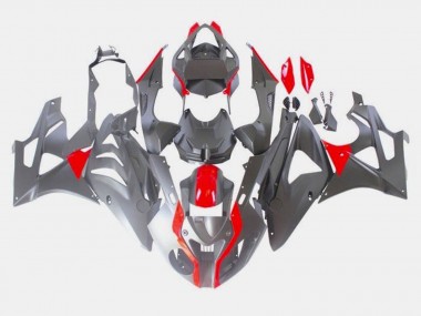 Descuento Carenado Moto BMW S1000RR 2009-2014 - Rojo Negro Mate