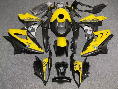 Descuento Carenados Moto BMW S1000RR 2009-2014 - Amarillo Falso FibraCarbono