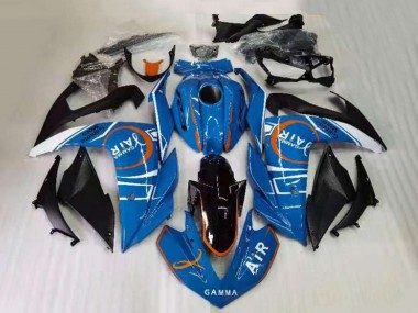Descuento Carenados Moto Yamaha YZF R3 2015-2018 - Azul Blanco Negro Naranja