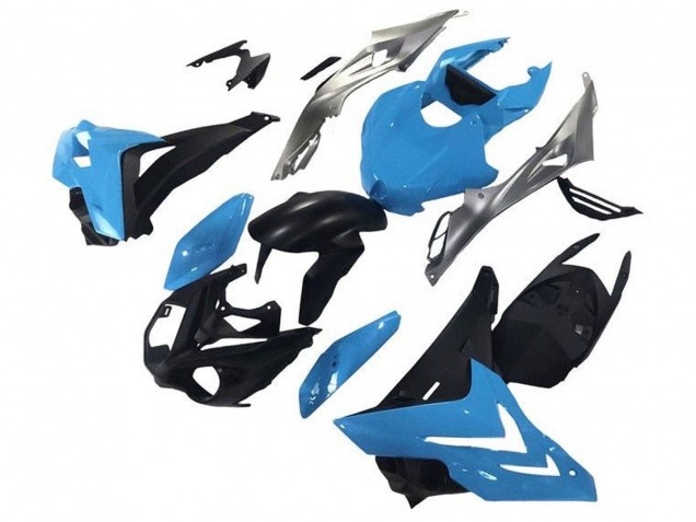 Descuento Carenados Moto BMW S1000RR 2015-2016 - Plata Azul Negro Mate