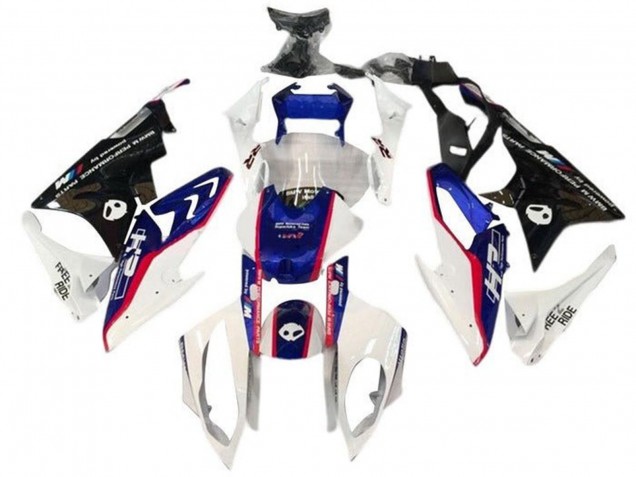 Descuento Carenados Moto BMW S1000RR 2015-2016 - Blanco Azul Rojo Alien