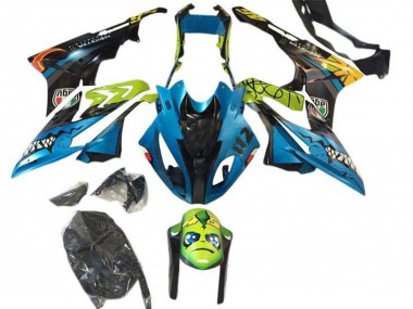 Descuento Carenados Moto BMW S1000RR 2015-2016 - Amarillo Azul Negro Tiburón