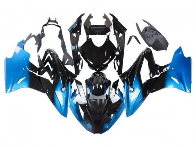 Descuento Carenados Moto BMW S1000RR 2015-2016 - Azul Negro Brillante