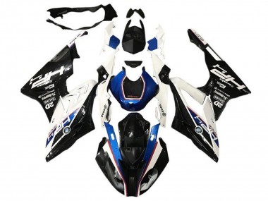 Descuento Carenados Moto BMW S1000RR 2015-2016 - Blanco Azul Negro Brillante HP