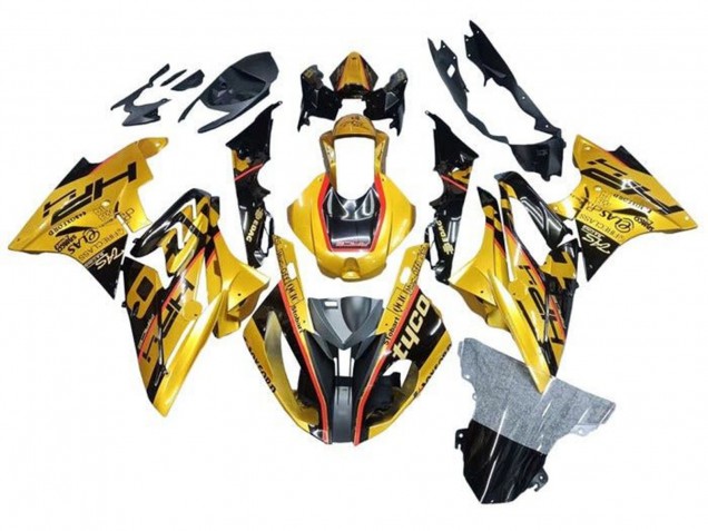 Descuento Carenados Moto BMW S1000RR 2015-2016 - Oro Negro Tyco
