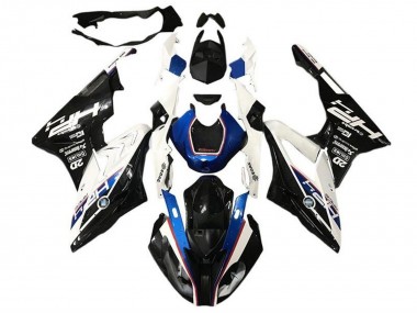 Descuento Carenados Moto BMW S1000RR 2017-2018 - Blanco Azul Negro Brillante HP
