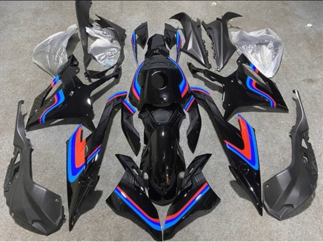Descuento Carenados Moto BMW S1000RR 2019-2022 - Negro Doble Azul Rojo