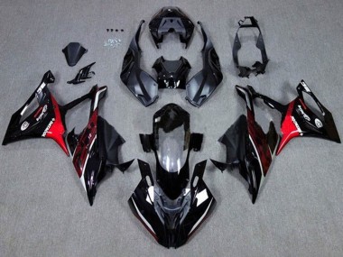 Descuento Carenados Moto BMW S1000RR 2019-2022 - Negro Rojo Oscuro
