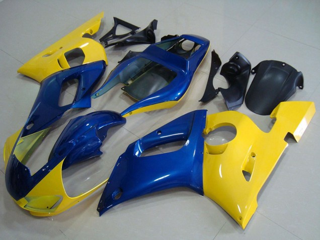 Descuento Carenados Moto Yamaha YZF R6 1998-2002 - Amarillo Azul