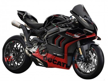 Descuento Carenados Moto Ducati Panigale V4 V4S 2022-2024 - Negro Rojo