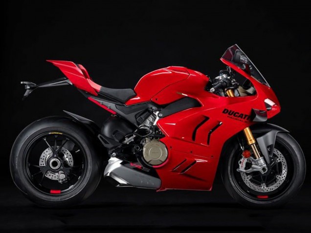 Descuento Carenados Moto Ducati Panigale V4 V4S 2022-2024 - Rojo