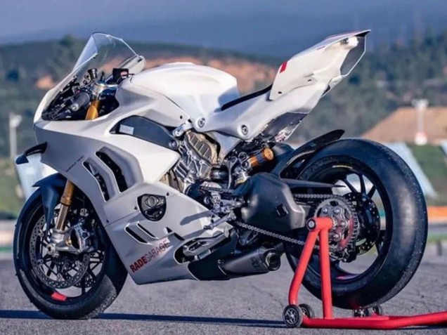 Descuento Carenados Moto Ducati Panigale V4 V4S 2022-2024 - Blanco
