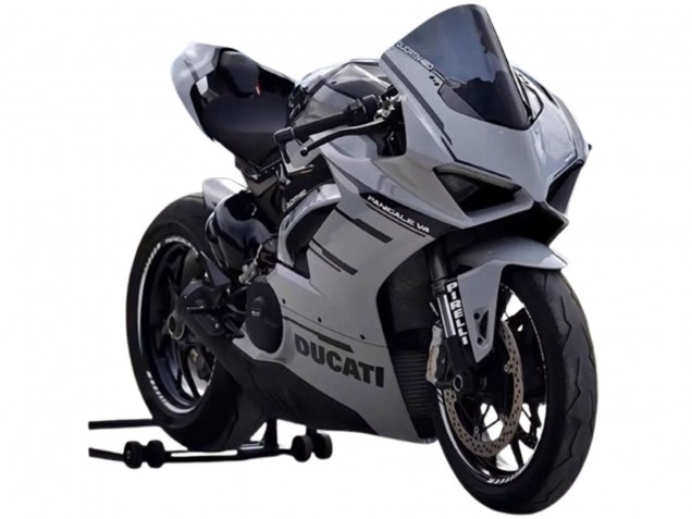 Descuento Carenados Moto Ducati Panigale V4 V4S 2018-2019 - Gris Negro