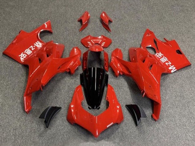Descuento Carenados Moto Ducati Panigale V4 V4S 2020-2021 - Rojo
