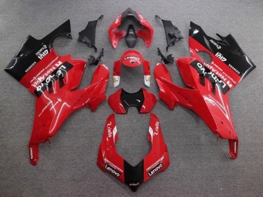 Descuento Carenados Moto Ducati Panigale V4 V4S 2020-2021 - Rojo Negro Brillante Lenovo