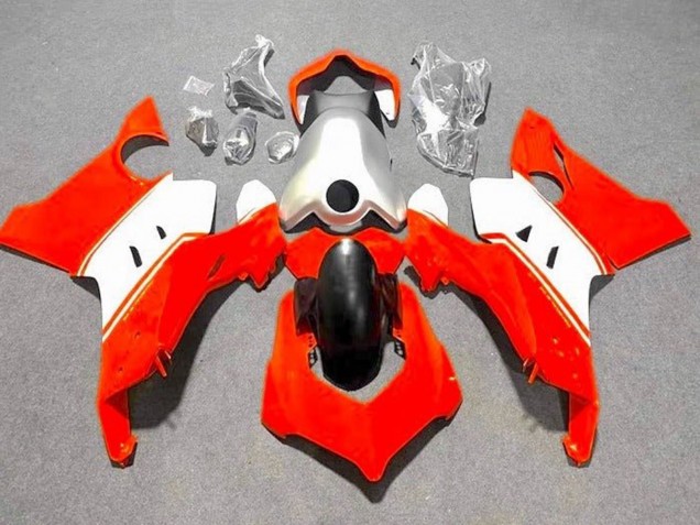 Descuento Carenados Moto Ducati Panigale V4 V4S 2020-2021 - Plata Blanco Rojo