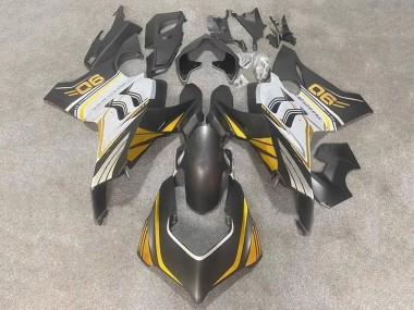 Descuento Carenados Moto Ducati Panigale V4 V4S 2020-2021 - Blanco Oro Negro Mate