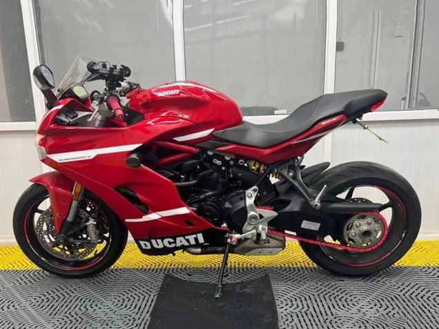 Descuento Carenados Moto Ducati Supersport 939/939S 2017-2022 - Rojo Negro Blanco Raya