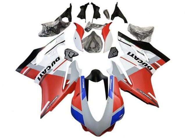 Descuento Carenados Moto Ducati 959/1299 2015-2020 - Blanco Rojo Azul Negro Mate