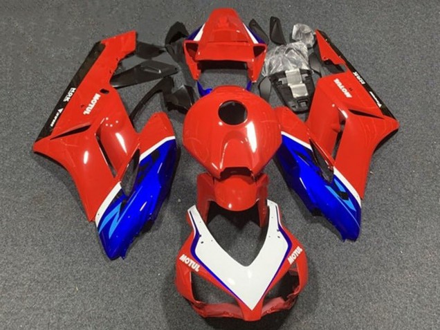 Descuento Carenados Moto Honda CBR1000RR 2004-2005 - Blanco Rojo Azul Motul