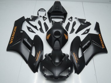 Descuento Carenados Moto Honda CBR1000RR 2004-2005 - Negro Mate Naranja Calcomanías